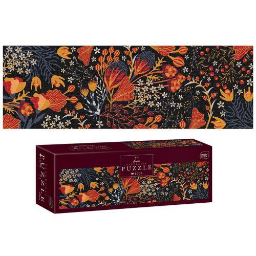 Пазли панорамні "Flowers 2", 1000 елем., фото 1