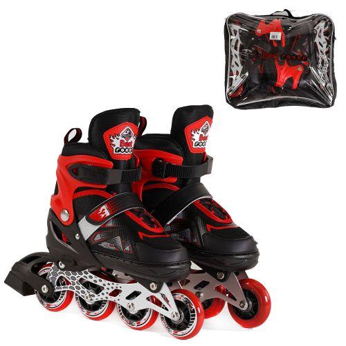 Ролики з підсвічуванням "Best Roller" М, червоний, фото 1