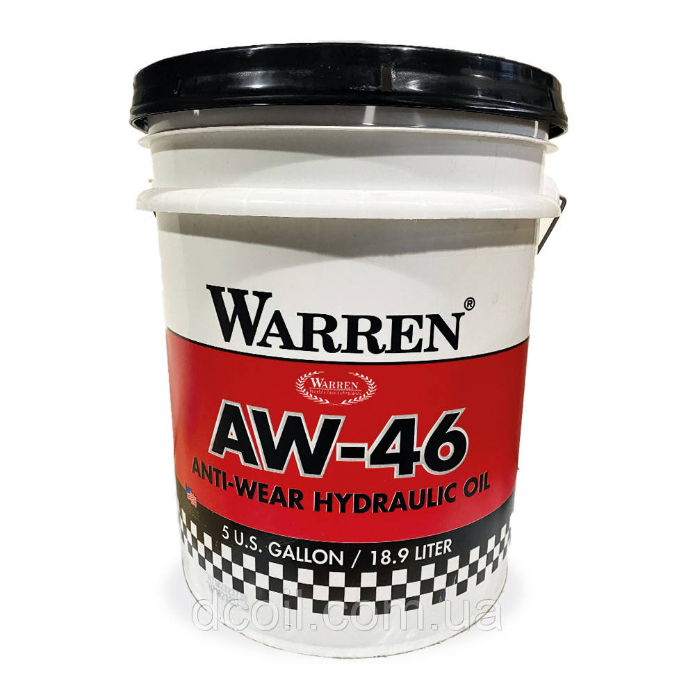 Гидравлическое масло Warren AW 46, 18,9л