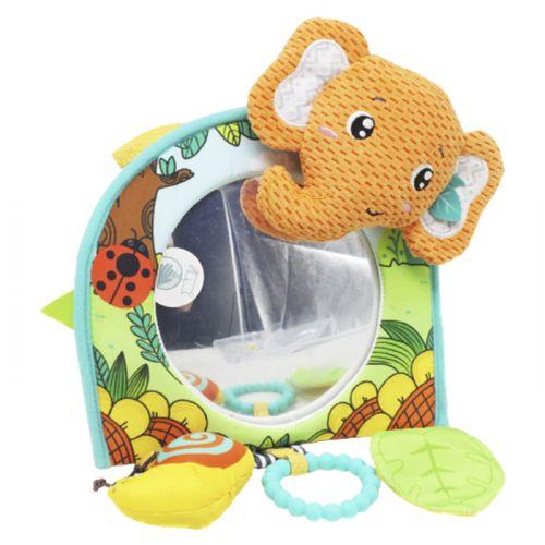 Брязкальце-підвіска с люстерком "Слонік" (помаранчевий), фото 1