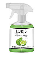 Спрей для дому Loris parfum 500 мл Бергамот та пачулі