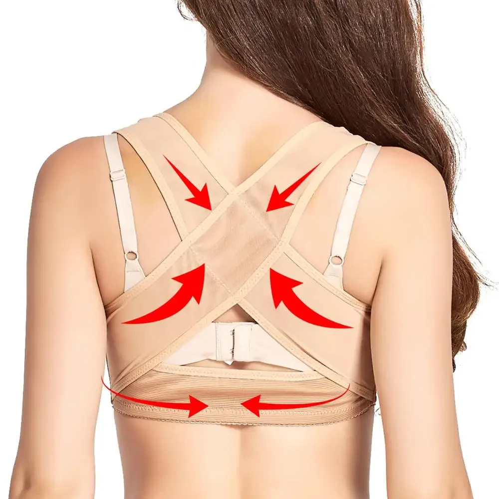 Женский корсет для груди, Корректор осанки, жилет для предотвращения провисания груди BRA LY-399 BF - фото 2 - id-p2039329872