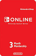 Подписка Nintendo Switch Online, 3 месяца Индивидуальная Individual Membership США USA US (Код)