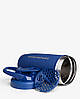 Шейкер спортивний SmartShake металевий Reforce Stainless Steel 30oz/900ml Navy Blue, фото 5