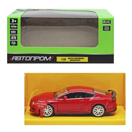 Машинка металева "Bentley Continental GT Supersports" (червоний)
