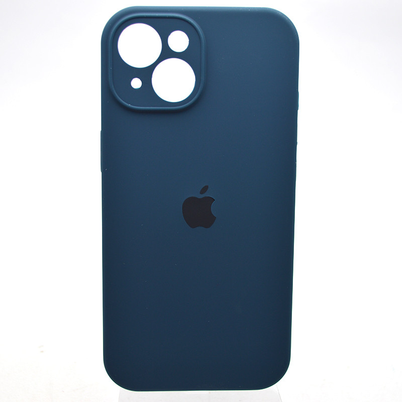 Силіконовий чохол накладка Silicon Case Full Camera для iPhone 15 Bird Feather Moniror, фото 1