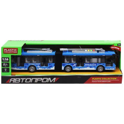 Троллейбус "Автопром", синій