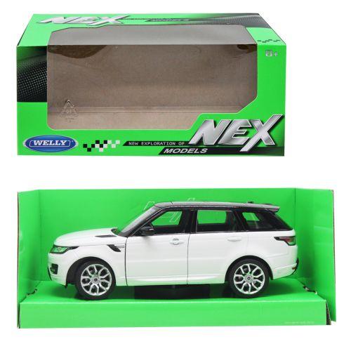 Машина метал Range Rover Sport 1:24 біла