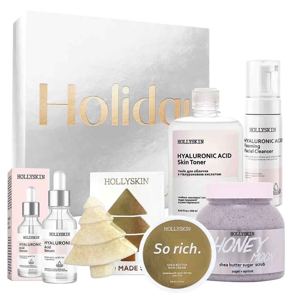Новорічний набір косметики Hollyskin Happy Holiday, 6 продуктів, фото 1