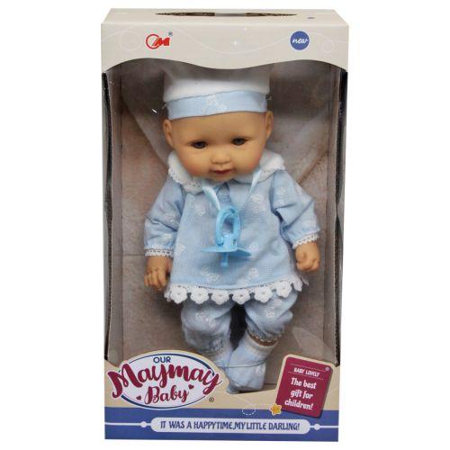Пупс "Maymay baby" у блакитному (25 см)