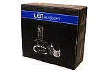 Комплект LED ламп HeadLight S1 H4 6000K 4000lm з радіатором, фото 3