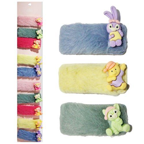 Заколки хутряні, вид 1 (10 шт), фото 1