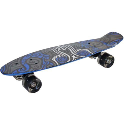 Пенні борд "Синій череп" з підсвічуванням, фото 1