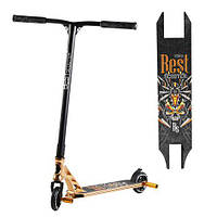 Самокат трюковий "Best Scooter Павук" (золотистий)
