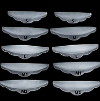 Бигуди 5 пар (размеры SMLM1M2) Starlet Professional для ламинирования и завивки ресниц цвет прозрачный