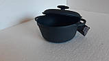 Каструля чавунна з чавунною кришкою. Об'єм 2,0 літра, 200х100 мм, фото 5