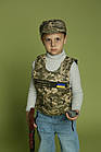 Бронежилет дитячий ігровий  Збройні Сили України з кепкою-мазепинкою на 5-7 років, та іграшка Квадрокоптер, фото 4