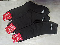 Шкарпетки чоловічі термо зимові махрова стопа бавовна Adidas розмір 41-45 чорні