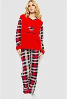 Женская теплая махровая пижама кофта и штаны Новогодний комплект для дома M L XL 2ХL