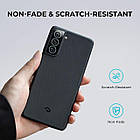 Чохол Pitaka Air Case MagEz case Black / Grey для Samsung S21 Plus SM-G996, фото 5
