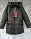 Жіноча зимова тепла куртка, батал, на 58р., див.будь ласка заміри в описі - фото 1 - id-p2039388041