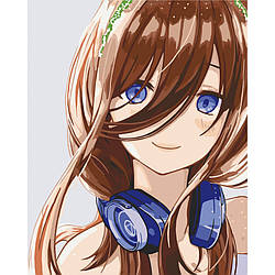 КАРТИНА ЗА НОМЕРАМИ "БЛАКИТНООКА ДІВЧИНА" 10334-AC 40Х50 СМ