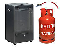 Нагрівач газовий BLUE BELLE/Q виробництво Італія і балон 27 л металевий