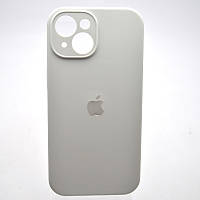 Силиконовый чехол накладка Silicon Case Full Camera для iPhone 15 Plus White