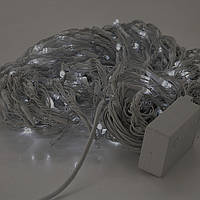 Гірлянда 480LED (Водоспад) White HOT, 8 режимів, 3 * 2метра, біла ізоляція, BOX