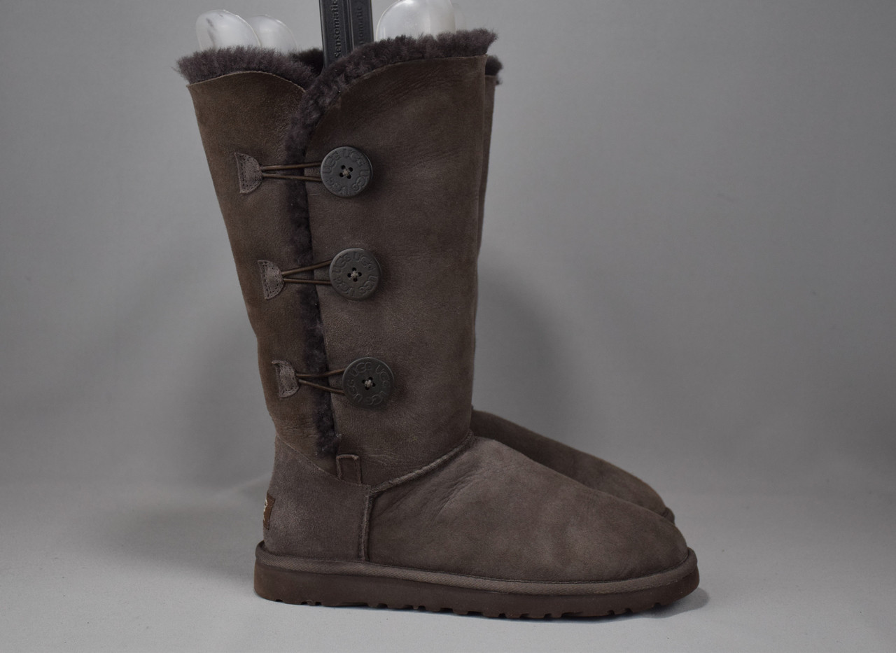 UGG Australia Bailey Button Triplet уггі чоботи черевики жіночі зимові хутро овчина цигейка. Оригінал. 37 р./23.5 см.