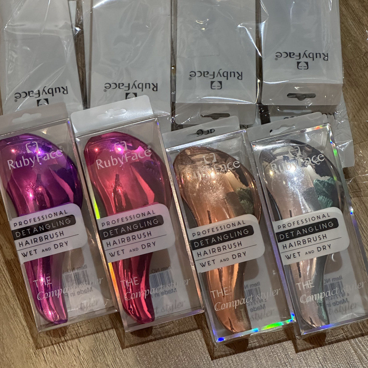 Розчіска для волосся Ruby Face (упаковка 12 шт.), фото 1