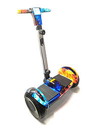 Міні Сігвей Гіроскутер з ручкою Smart Balance Wheel (Смарт баланс) А8 Вогонь та Лід