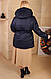 Жіноча зимова тепла куртка, батал, на 58р., див.будь ласка заміри в описі - фото 3 - id-p2039412126