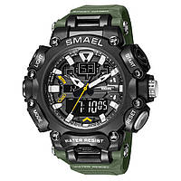 Часы наручные Smael 8053 Original (Army Green) | Мужские наручные часы