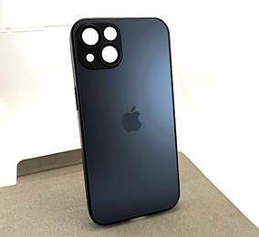 Чохол на iPhone 13 AG Glass Matte TPU+glass із захистом камери накладка бампер чорний