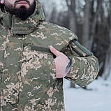 Куртка-бушлат статутна піксель ЗСУ (плащівка), фото 6