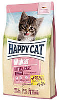 Сухий корм Happy Cat Minkas Kitten Care Gefl 10 кг для кошенят від 5 тижнів до 4 місяців, зі смаком птиці