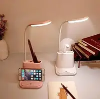 Настольная лампа-фонарь Desk Lamp Mode | 20000mah (белая,розовая) LED Лампа для Телефона LED Лампа на Штативе