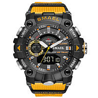 Часы наручные Smael 8040 Original (Orange)-LVR | Мужские наручные часы