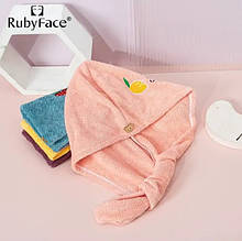 Тюрбан з мікрофібри для сушіння волосся Ruby Face