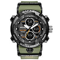 Часы наручные Smael 8038 Original (Army Green)-LVR | Мужские наручные часы
