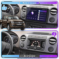 Штатна магнітола 10" Lesko для Volkswagen Amarok I 2010-2016 4/64Gb CarPlay 4G Wi-Fi GPS Prime 8 ядер То 16 шт., фото 3