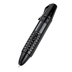 Ручка портативний мобільний телефон з камерою 0.08 MP і Bluetooth AK 007 (Чорний)