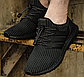 Еластичні шнурки для взуття: кросівок, туфель, черевиків Гумові шнурки з фіксатором Колір болотний, фото 8