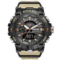 Часы наручные Smael 8040 Original (Khaki)-ЛВР | Наручные часы