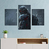 Картина из трех панелей KIL Art триптих Age of Ultron 141x90 см (1419-32)