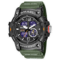 Часы наручные Smael 8007 Original (Army Green)-ЛВР | Наручные часы
