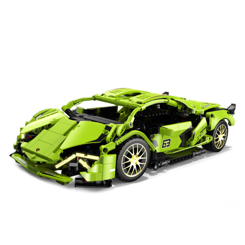 Радіокерована машина конструктор Lamborghini K96122 Зелена