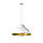 Світильник підвісний MSK Electric Dome СП 3614 WH+GD, фото 3