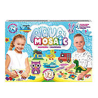 Набор креативного творчества "Aqua Mosaic" Danko Toys AM-01-03, 12 цветов бусинок, World-of-Toys